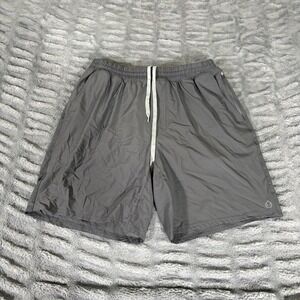 Tasc Performance Mens Gray Bamboo Organic Cotton Athletic Shorts Size L AQ921